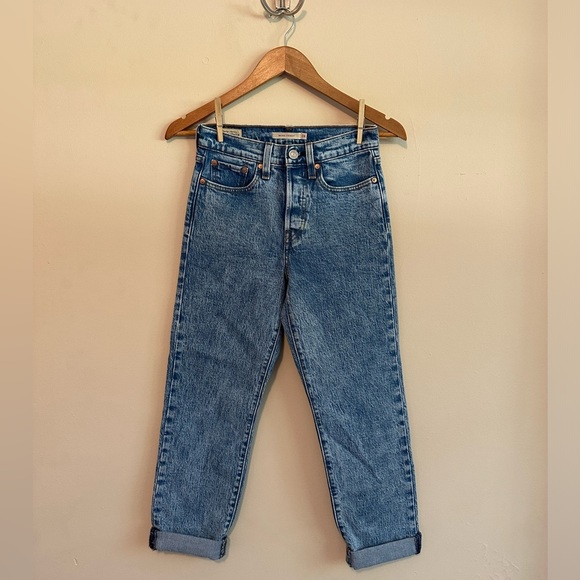 Levi’s Wedgie Straight Jeans Size 24 - Picture 2 of 6